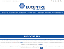 Tablet Screenshot of eucentre.it